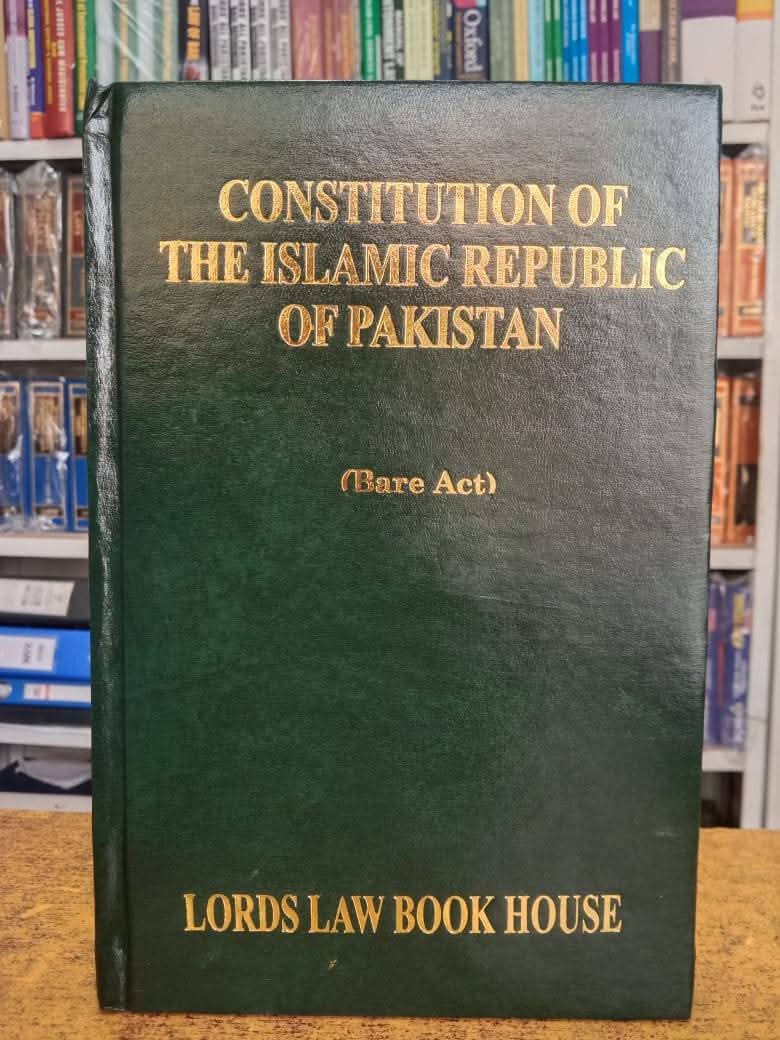 Constitution Of The Islamic Republic Of Pakistan