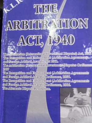 The Arbitration Act, 1940