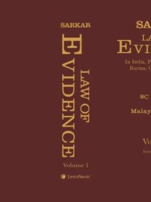 Law Of Evidence By SC Sarkar (in 3 volumes set)