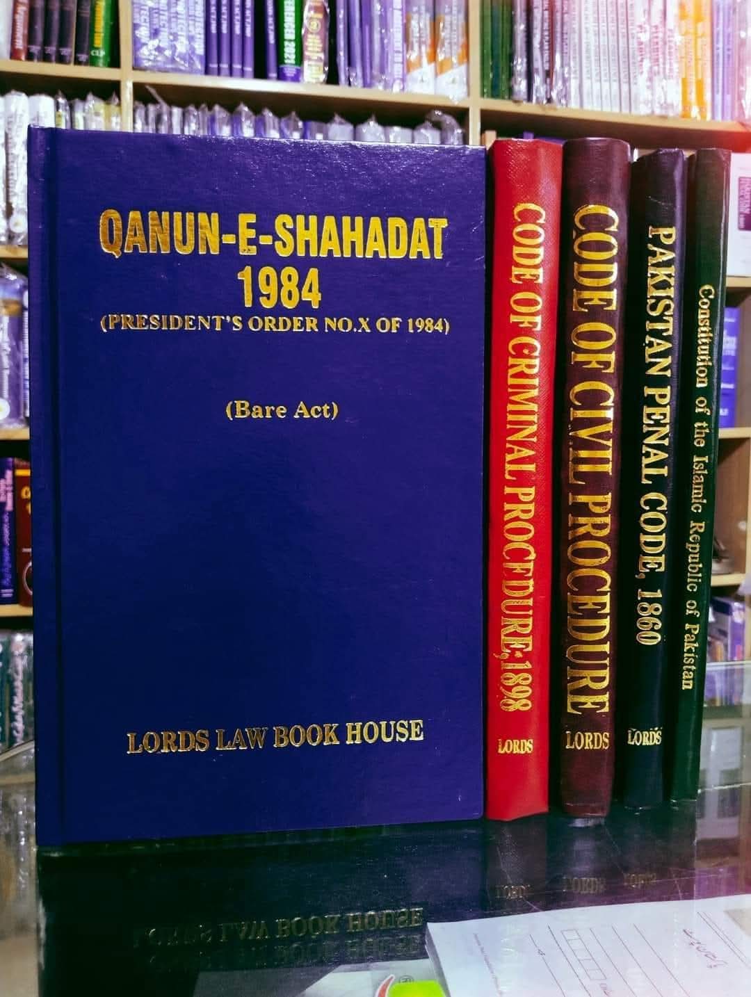 Qanun-E-Shahadat, 1984 (Set of 5 Bare Acts)
