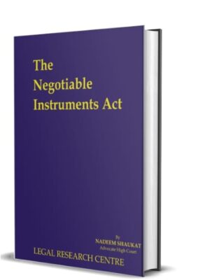 The Negotiable Instruments Act