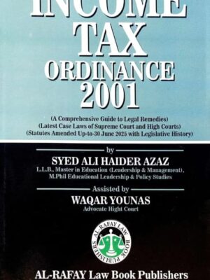 Income Tax Ordinance 2001 By Syed Ali Haider Azaz