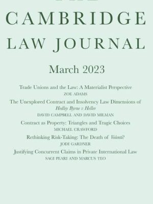 The Cambridge Law Journal